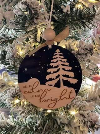 All Is Calm, All Is Bright Ornament