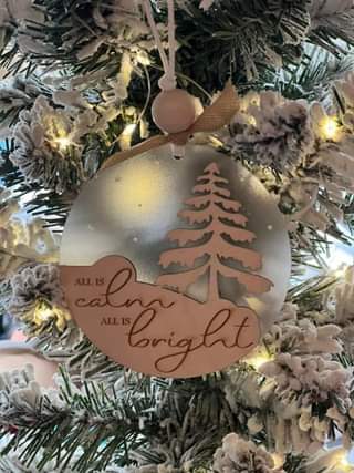 All Is Calm, All Is Bright Ornament